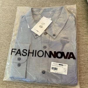 Men’s Fashion Nova XXL~ New~ Long Sleeve~ Button-up shirts~ Set of two shirts